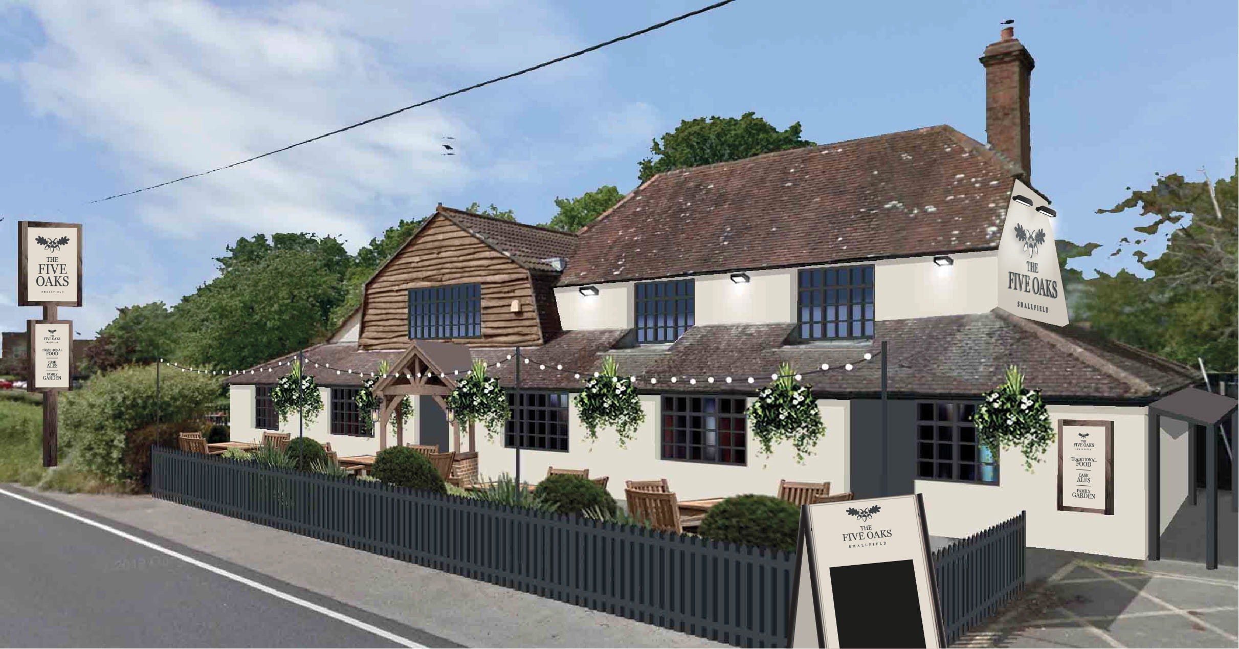 The Plough & Furrow at Smallfield Is to Reopen With a New Name Following a Major Revamp